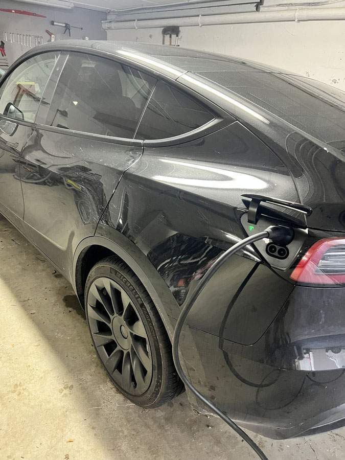 Installation borne de recharge Merville